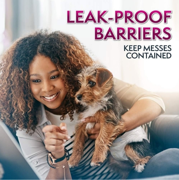 Simple Solution True Fit Disposable Dog Diapers for Female Dogs Sz L/XL 12 count - Picture 3 of 6